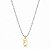 Choker Riviera Letra P Bicolor - Imagem 1