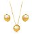Conjunto Concha Liso - Ouro - Imagem 1