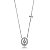 Colar Religioso Nossa Senhora Micro Zircônia - Ródio Branco - Imagem 1