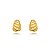 Brinco Detalhado Liso - Ouro - Imagem 1