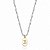 Choker Riviera Letra B Bicolor - Imagem 1