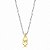 Choker Riviera Letra W Bicolor - Imagem 1