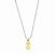 Choker Riviera Letra T Bicolor - Imagem 1
