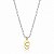 Choker Riviera Letra C Bicolor - Imagem 1