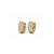 Brinco Argola Cravejada - Ouro - Imagem 1