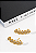 Brinco Ear Cuff Gotas Cravejado - Banho em Ouro - Imagem 3