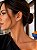 Brinco Ear Cuff Gota Cravejado Citrino – Banho em Ródio Branco - Imagem 2