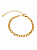 Pulseira Elo Português – Banho em Ouro - Imagem 1