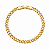 Pulseira Masculina Elo Grumet Clássica – Banho em Ouro - Imagem 1