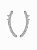 Brinco Ear Cuff Micro Zircônia – Banho em Ródio Branco - Imagem 1