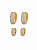 Brinco Duas Argolas Cravejadas – Banho de Ouro Amarelo 18K - Imagem 1