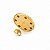Brinco Meia Esfera Liso– Banho em Ouro - Imagem 6