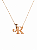 Colar Monograma Personalizado "JR"– Banho em Ouro Amarelo 18K - Imagem 4