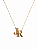 Colar Monograma Personalizado "JR"– Banho em Ouro Amarelo 18K - Imagem 1