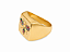 Anel Abelha Cravejado Color tamanho 12 – Banho de Ouro Amarelo 18K - Imagem 5