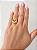 Anel Abelha Cravejado Color tamanho 12 – Banho de Ouro Amarelo 18K - Imagem 3