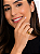 Anel Mindinho Smile Regulável – Banho em Ouro - Imagem 2