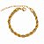 Pulseira Bicolor Crodão Baiano – Ouro e Ródio - Imagem 1