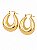 Brinco Argola Bold - Banho em Ouro Amarelo 18k - Imagem 1