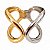 Bracelete Bicolor Articulado Orgânico – Banho em Ouro e Ródio Branco - Imagem 3