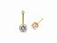 Brinco Ear Jacket Ponto de Luz – Banho em Ouro - Imagem 7