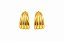 Brinco Canelado Bold – Banho em Ouro Amarelo 18K - Imagem 1