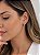 Brinco Argola Água-Marinha – Banho em Ródio Branco - Imagem 2