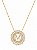 Colar Mandala Navete Letra M– Banho em Ouro Amarelo 18K - Imagem 4