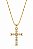 Colar Cruz Cravejada – Banho em Ouro Amarelo 18k - Imagem 4