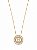 Colar Mandala Navete Letra B – Banho em Ouro Amarelo 18k - Imagem 1