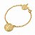 Pulseira Religiosa São Bento Banho em Ouro 18K - Imagem 1