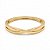 Bracelete Entrelaçado Banho em Ouro 18K - Imagem 1