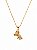 Colar Urso Cravejado com Banho em Ouro Amarelo 18K - Imagem 1