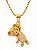 Colar Urso Cravejado com Banho em Ouro Amarelo 18K - Imagem 4