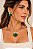 Conjunto Oval Esmaltado Verde Esmeralda – Banho em Ouro 18K - Imagem 2