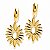Brinco Cocar Pino - Banho Ouro18k - Imagem 1