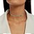 Colar Choker Escamas - Ródio Branco-LU - Imagem 2