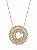 Colar Mandala Navete Letra C – Banho em Ouro Amarelo 18k - Imagem 4