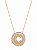 Colar Mandala Navete Letra C – Banho em Ouro Amarelo 18k - Imagem 1
