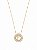 Colar Mandala Navete Letra F – Banho em Ouro Amarelo 18k - Imagem 1