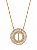 Colar Mandala Navete Letra I – Banho em Ouro Amarelo 18k - Imagem 4