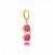 Pingente Óculos Esmaltado Color - Ouro Pink - Imagem 1