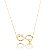 Colar Infinito com Patinha Banhado a Ouro 18K – Linha Pet | Marabela - Imagem 1