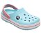 Sandália Crocs Infantil Crocband™ Clog - Ice Blue/White - Imagem 1