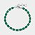 Pulseira Prata 925 Onix Verde - Imagem 3