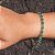 Pulseira Prata 925 Onix Verde - Imagem 1