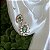 Brinco Esmeralda Oval com Zircônias Semijoia Ouro - Imagem 2