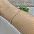 Bracelete Liso com Bolinhas Semijoia Ouro - Imagem 1