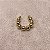 Brinco Falso Piercing Bolinhas Semijoia Ouro - Imagem 2