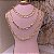 Colar choker Elinhos Semijoia Ouro - Imagem 2